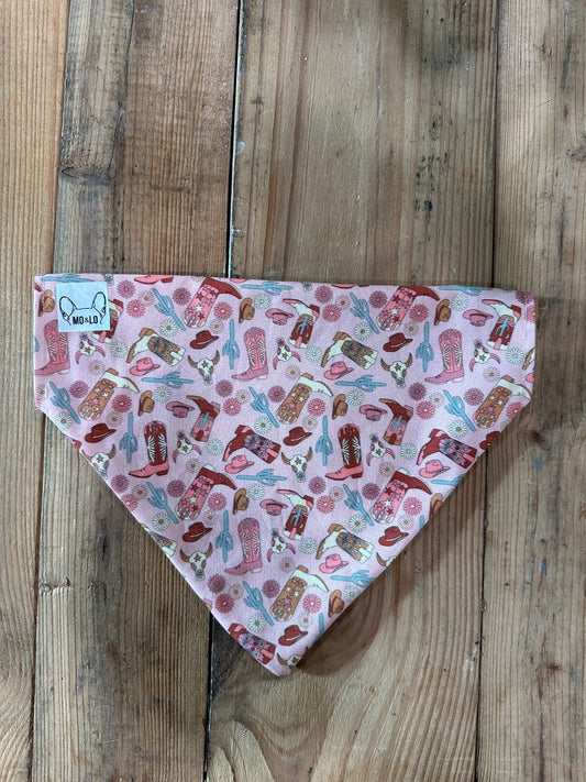 Slip Through Collar Bandana - Cowgirl